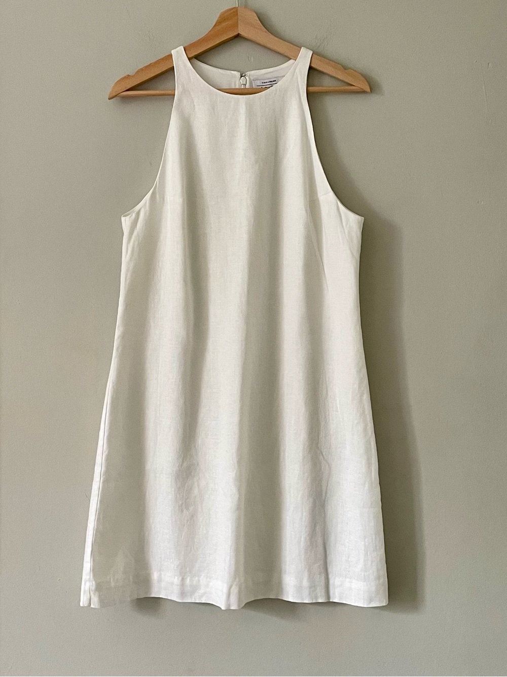 & Other Stories White Sleeveless Linen Dress